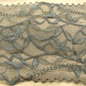 DENTELLE DE CALAIS stretch noire 15 cm
