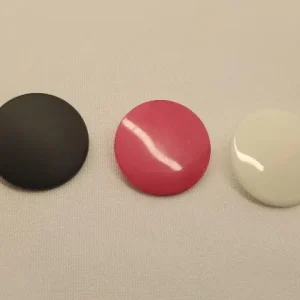 Bouton Rond Coloré Lisse – 26 mm