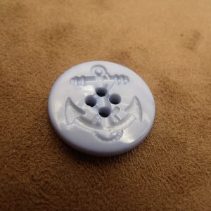 BOUTON ACRYLIQUE ANCRE MARINE BLEU