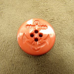 BOUTON ANCRE MARINE- ROUGE