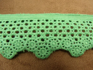 broderie anglaise vert
