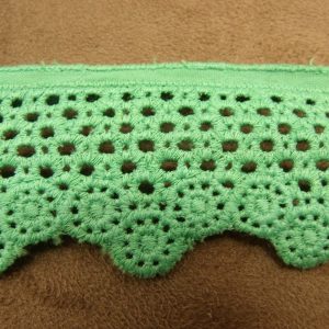 broderie anglaise vert