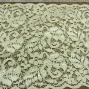 dentelle de calais stretch champagne 14 cm