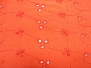 TISSUS BRODERIE- 160 cm- ROUGE