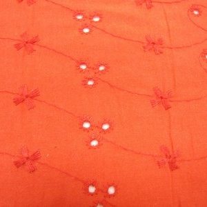 TISSUS BRODERIE- 160 cm- ROUGE
