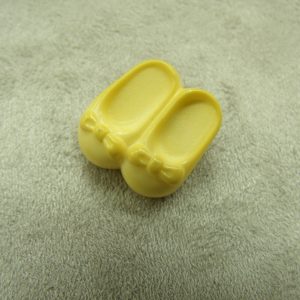 BOUTON DECORATIFS ENFANTS-MOTIF PETITE BALLERINE- Jaune