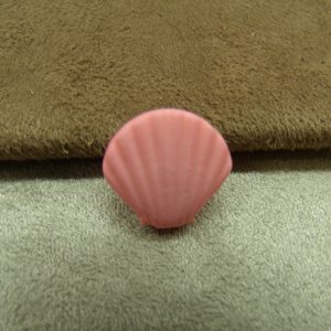 BOUTON DECORATIFS ENFANTS - MODELE SAINT JACQUES- rose pale