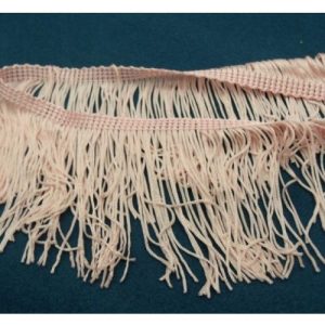 Frange Polyester Rose Viscose 10 cm