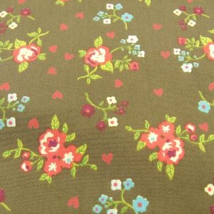 tissu coton imprimé multicolore