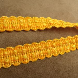 ruban fantaisie jaune / orange