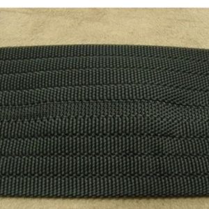 Sangle Polyester Laniere Noire 60 mm