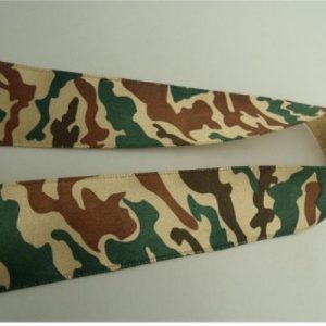 Ruban camouflage satin 25 mm