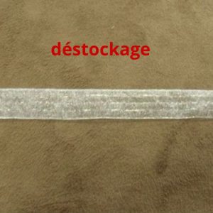 Déstockage ruban organza irisé blanc 14 mm – lot 4 m ou 10 m