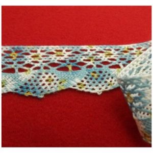 Ruban Brodé Coton Multicolore 30 mm
