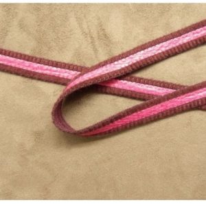 Ruban Simili Cuir/ Avec Skai Façon Lezard 15 mm