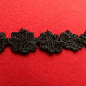 GUIPURE coton noir