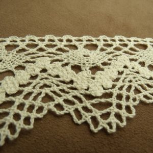 guipure coton vintage beige
