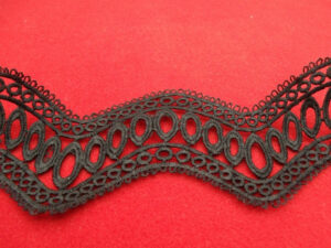 guipure noire 5 cm