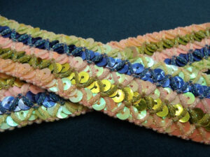 ruban fantaisie multicolore