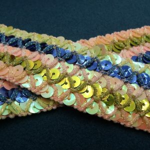 ruban fantaisie multicolore