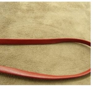 Ruban Skai Replié Rouge 5 mm