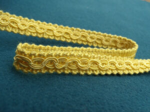 ruban fantaisie jaune cache couture