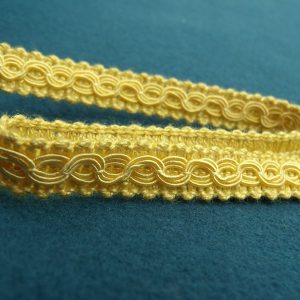 ruban fantaisie jaune cache couture