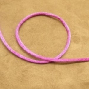 LOT DE 3 METRES RUBAN QUEUE DE RAT VIOLET LEGEREMENT SATINE 2.5 mm