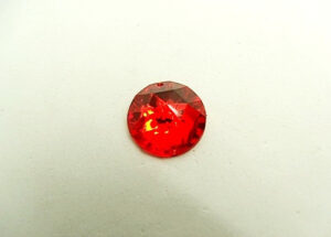 strass rond rouge