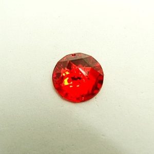 strass rond rouge