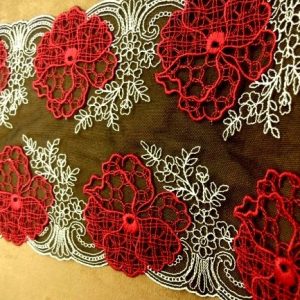 nouvelle dentelle de calais bicolore