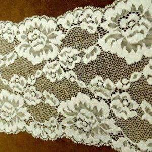 nouvelle dentelle de calais jacquard blanche