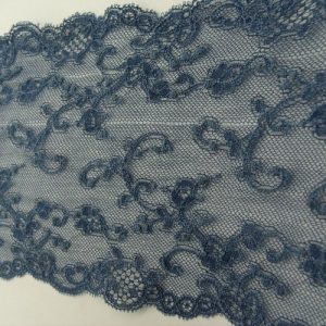 dentelle de calais leavers bleu 15 cm