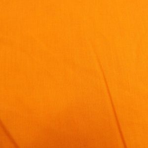 tissu coton uni orange 150 cm 100%coton