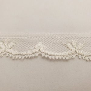 dentelle de calais ivoire 2 cm