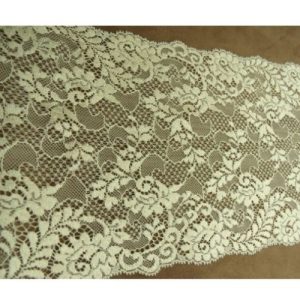 dentelle de calais jaune 16 cm