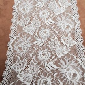 dentelle de calais jacquard naturel 21 cm