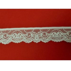 dentelle de calais blanche 5 cm