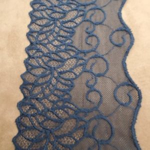 dentelle de calais marine 13 cm