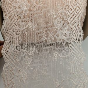 dentelle de calais chalk pink rose 20 cm