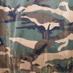 tissu camouflage stretch avec reflet
