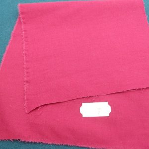 tissu coton uni rouge framboise belle qualité