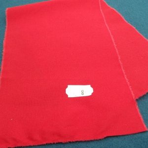 tissu coton uni rouge belle qualité