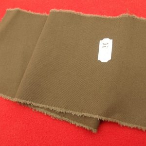 tissu coton uni marron foncé de belle qualité
