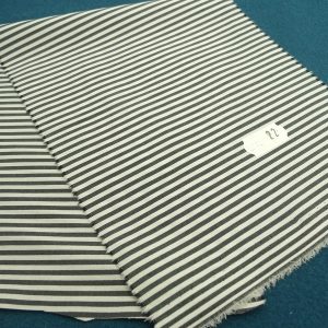 tissu coton à raillure bleu et blanc de belle qualité