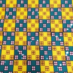 tissu wax multicolore