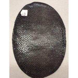 NOUVELLE COUDIERE noir grain serpent ,hauteur 13,5cm / largeur 9 ,5cm