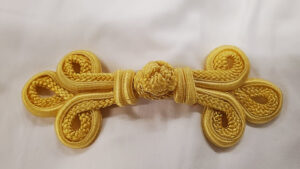 BOUTON BRANDEBOURG jaune