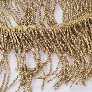 Ruban Frange Doré En lurex 13 cm