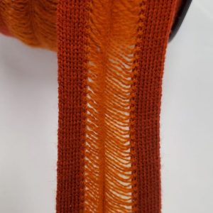NOUVEAU ruban fantaisie lainage orange